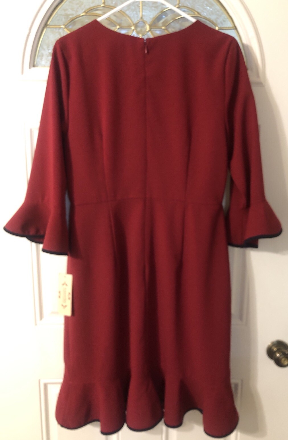 $149 NANETTE LEPORE Dress BELLA DONNA Bell Sleeve Sz 12 NWT