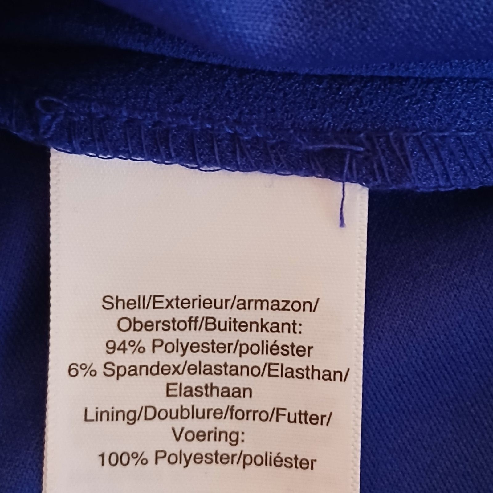 DKNY Elegant Royal Blue A-line Mermaid Hem Cocktail Party Dress Size 12 NEW