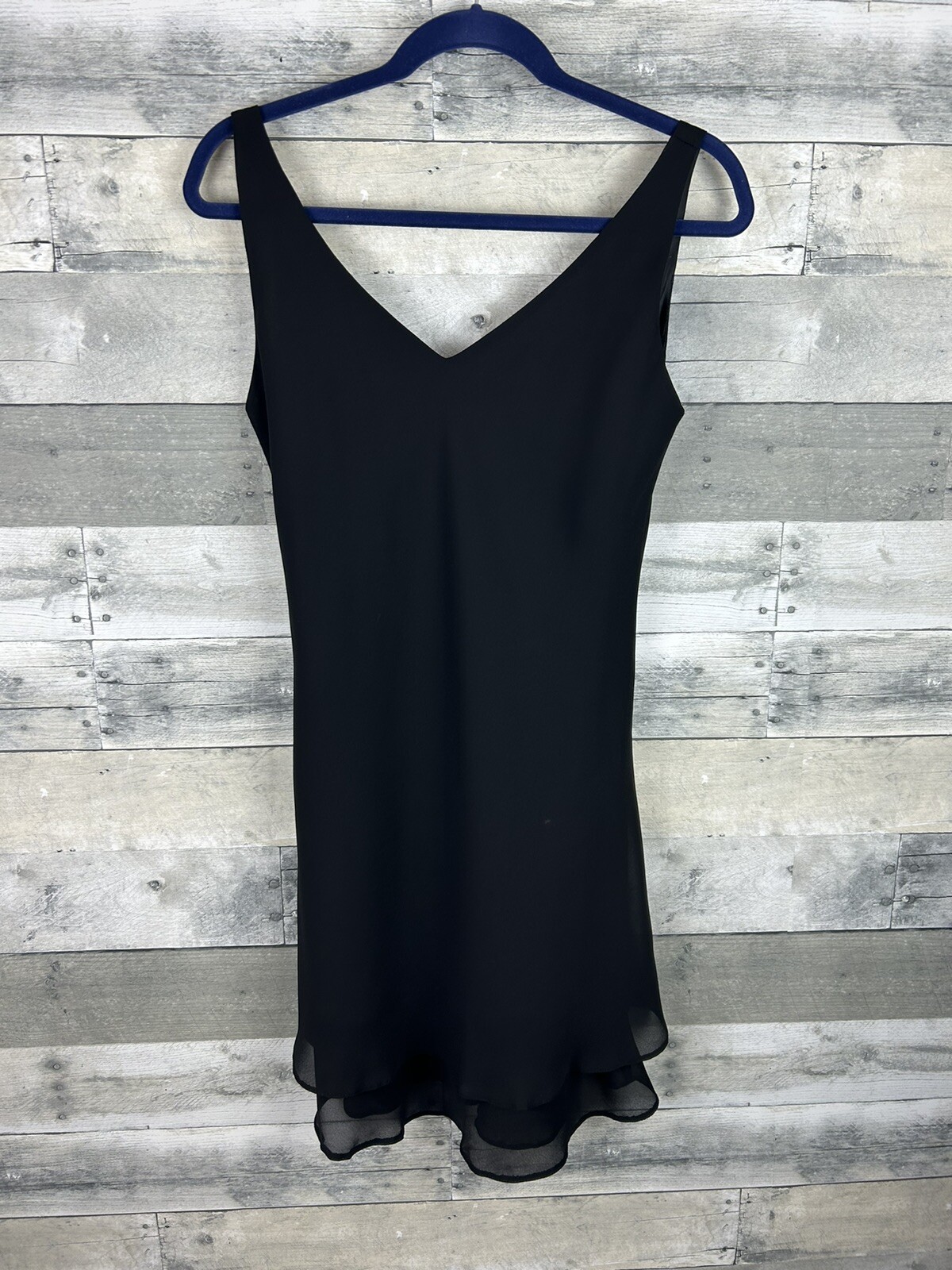 Cortefiel Black Sleeveless V Neck Medium Dress Party