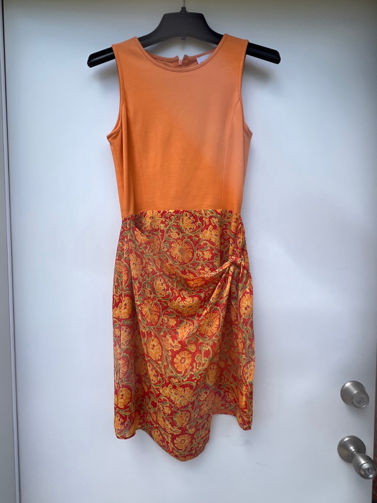 womens vintage Adrienne Vittadini Orange dress – size 2P