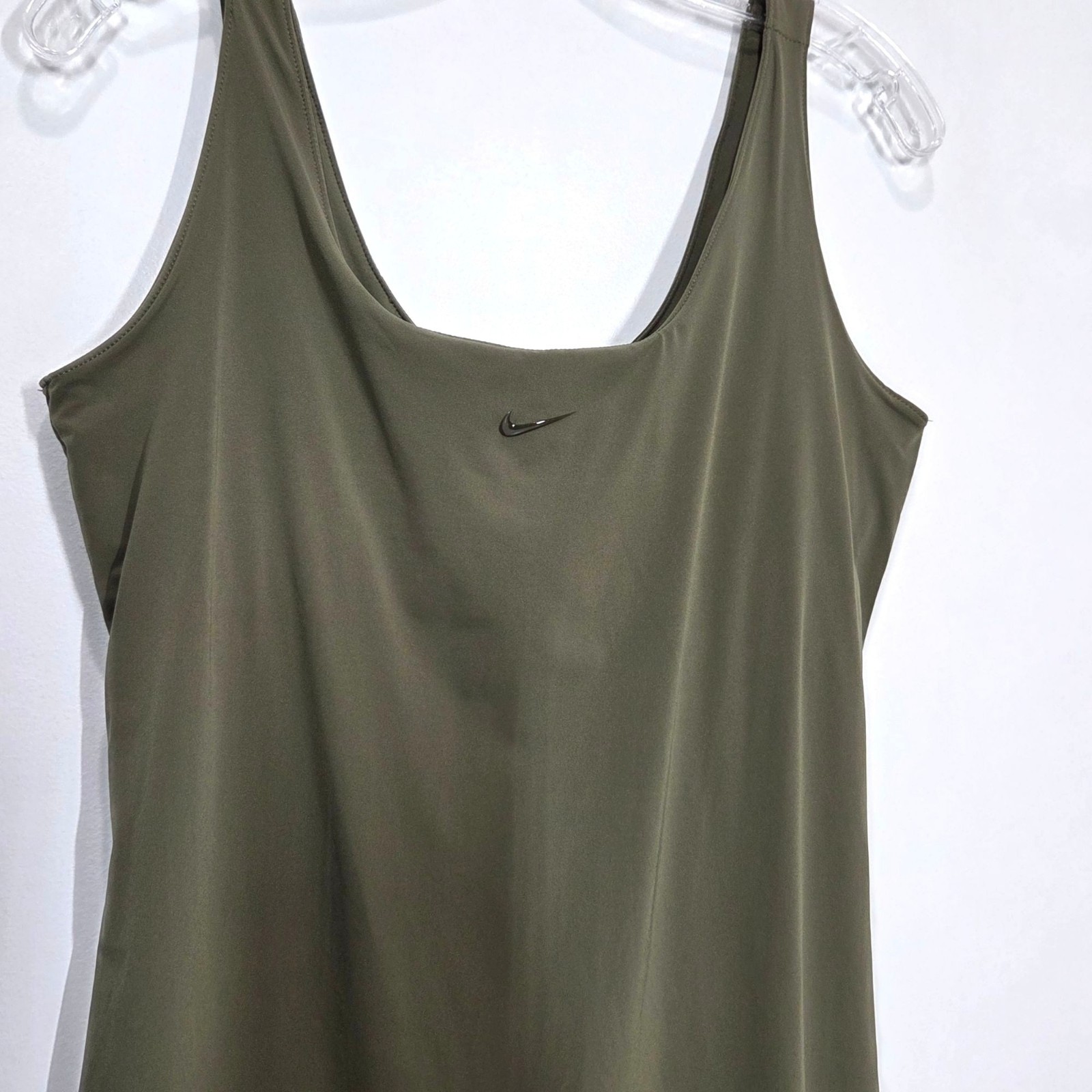 Nike Dress Medium Olive Green Bliss Luxe Training Built in Shorts Tennis Golf