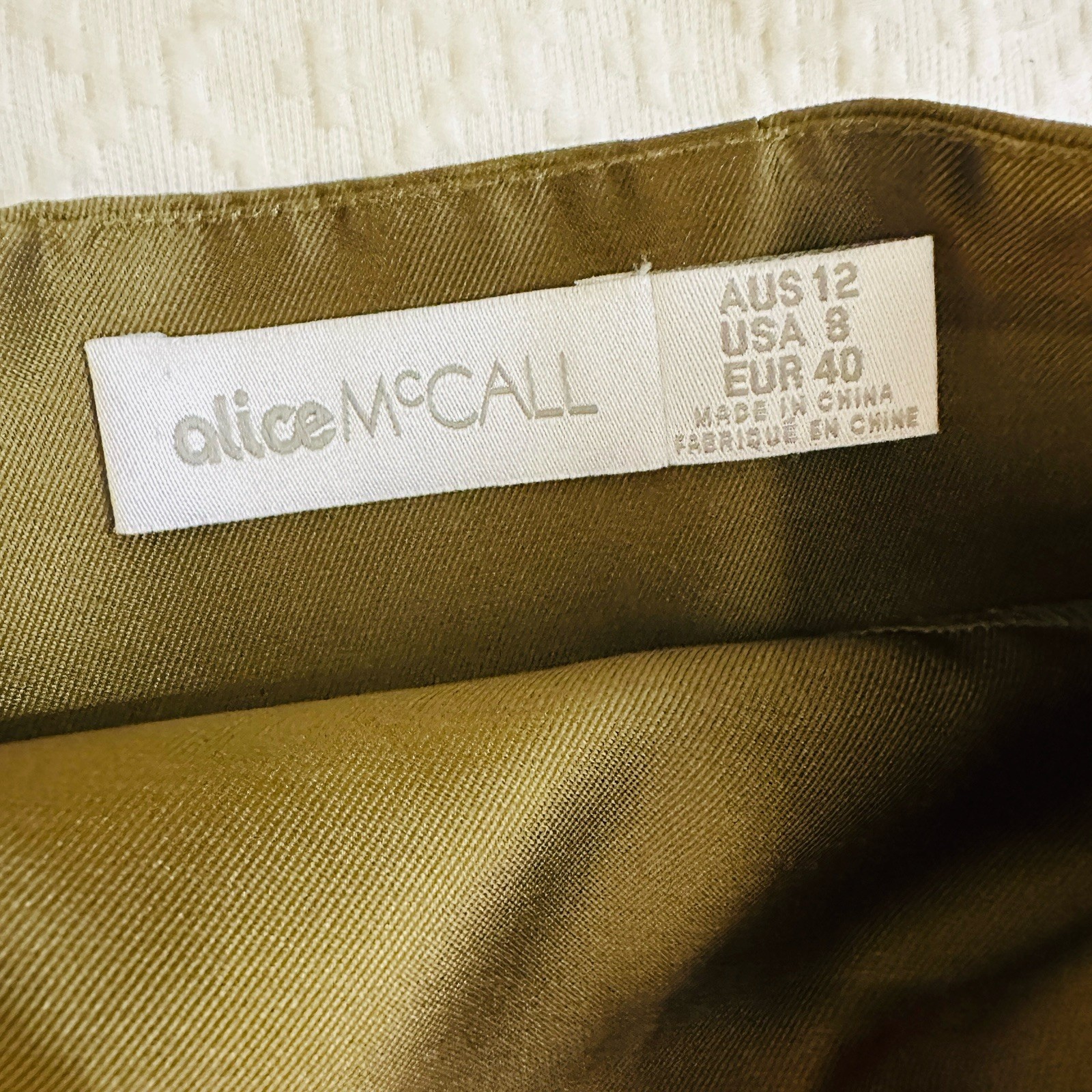 Alice McCall SET Come On Over Size AU 12 US 8 NEW Crop Top & Midi Skirt RARE