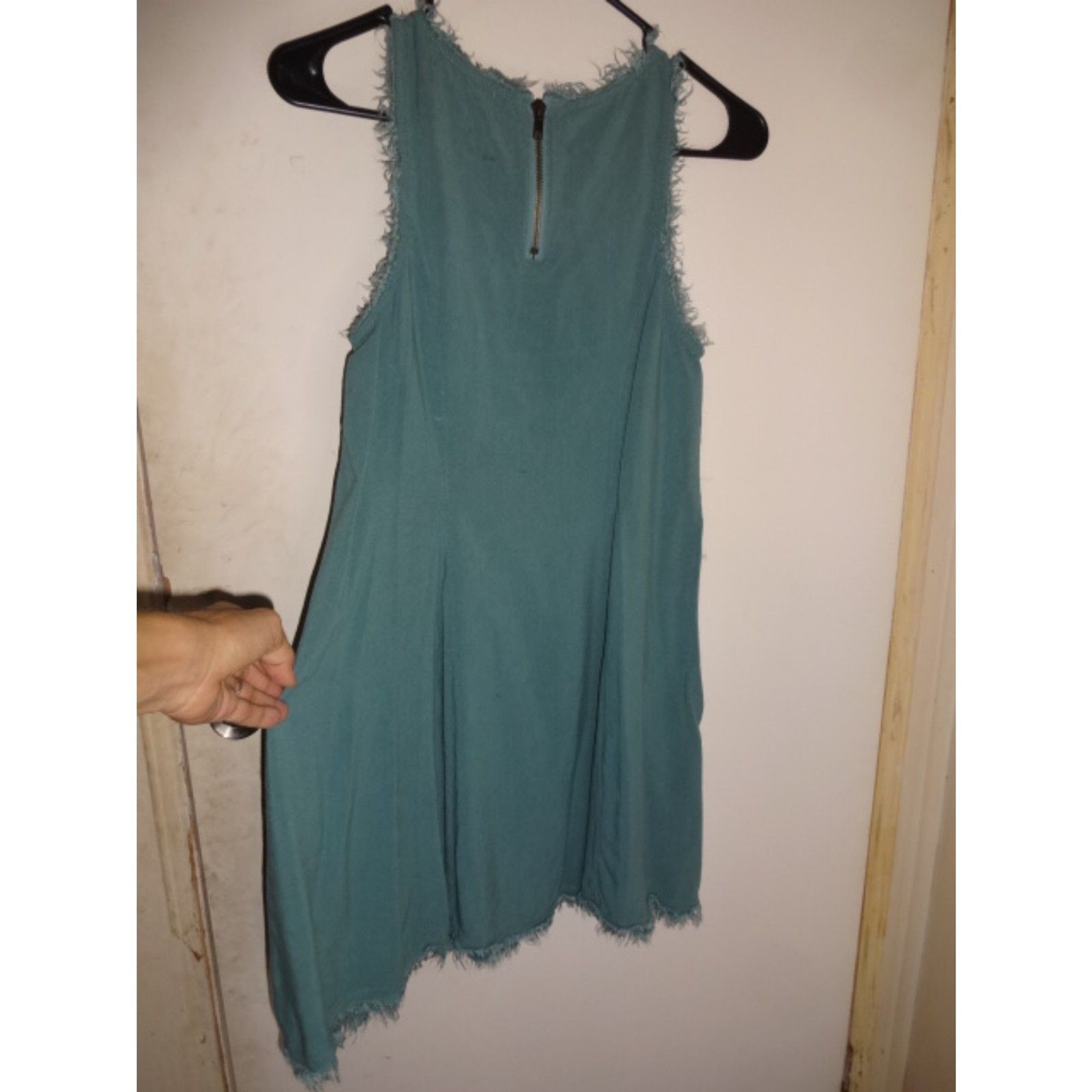 Altar’d State ~ Turquoise Fringe Boho Hippie Dress ~ Size Small