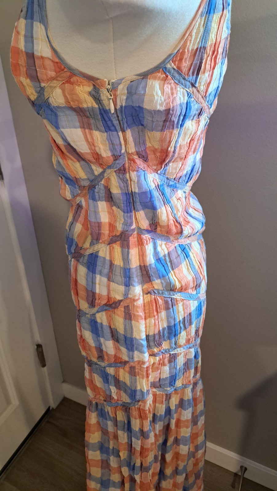 Rejina Pyo Designer RTR Gingham Dress British Size 6