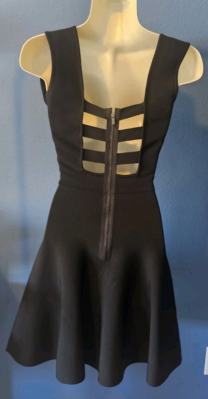 bcbg dress Black Cut Out Back