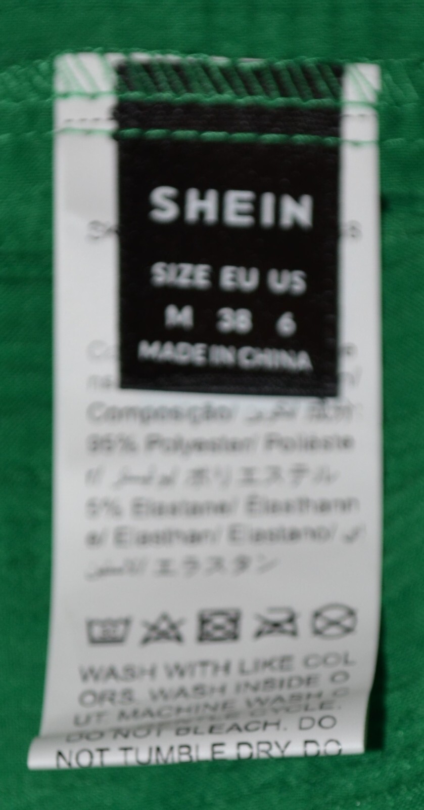 SHEIN Green Crinkle Stripe Sleeveless Tie Back Swing Dress 6 Unlined Ruffle Hem