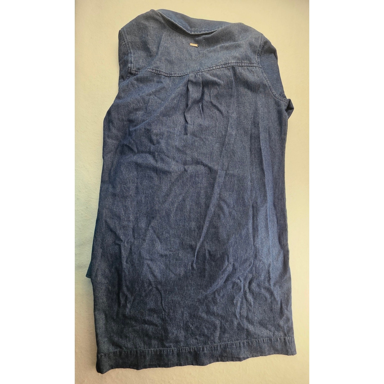 The Normal Brand Long Sleeve Cotton Denim Shirt Dress Size Medium