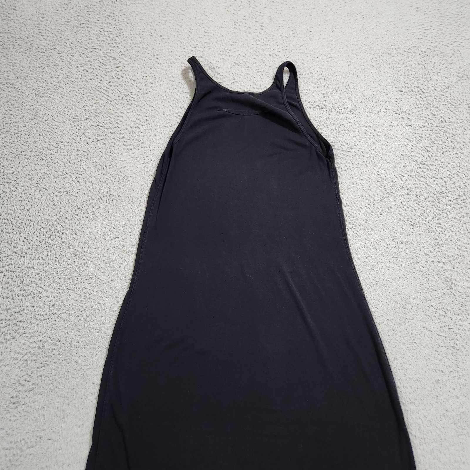Stateside Dress Womens Medium Black Tank Midi Stretch Minimalist US Made