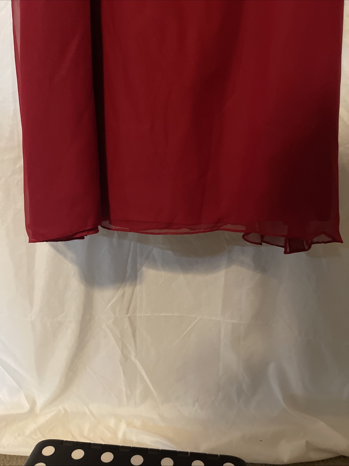 NEW Eden Bridals Red Formal Gown Size 22 Beaded Strap Prom Bridesmaid Dress Long