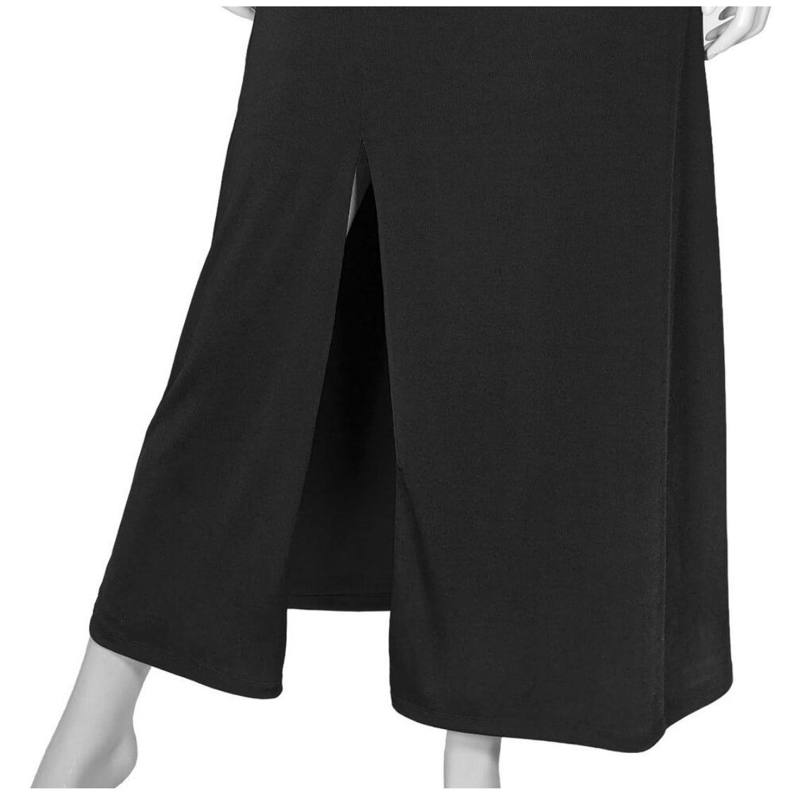 New Jason Wu Textured Cowl Neck Backless Spaghetti Strap Dress Slit Size Medium