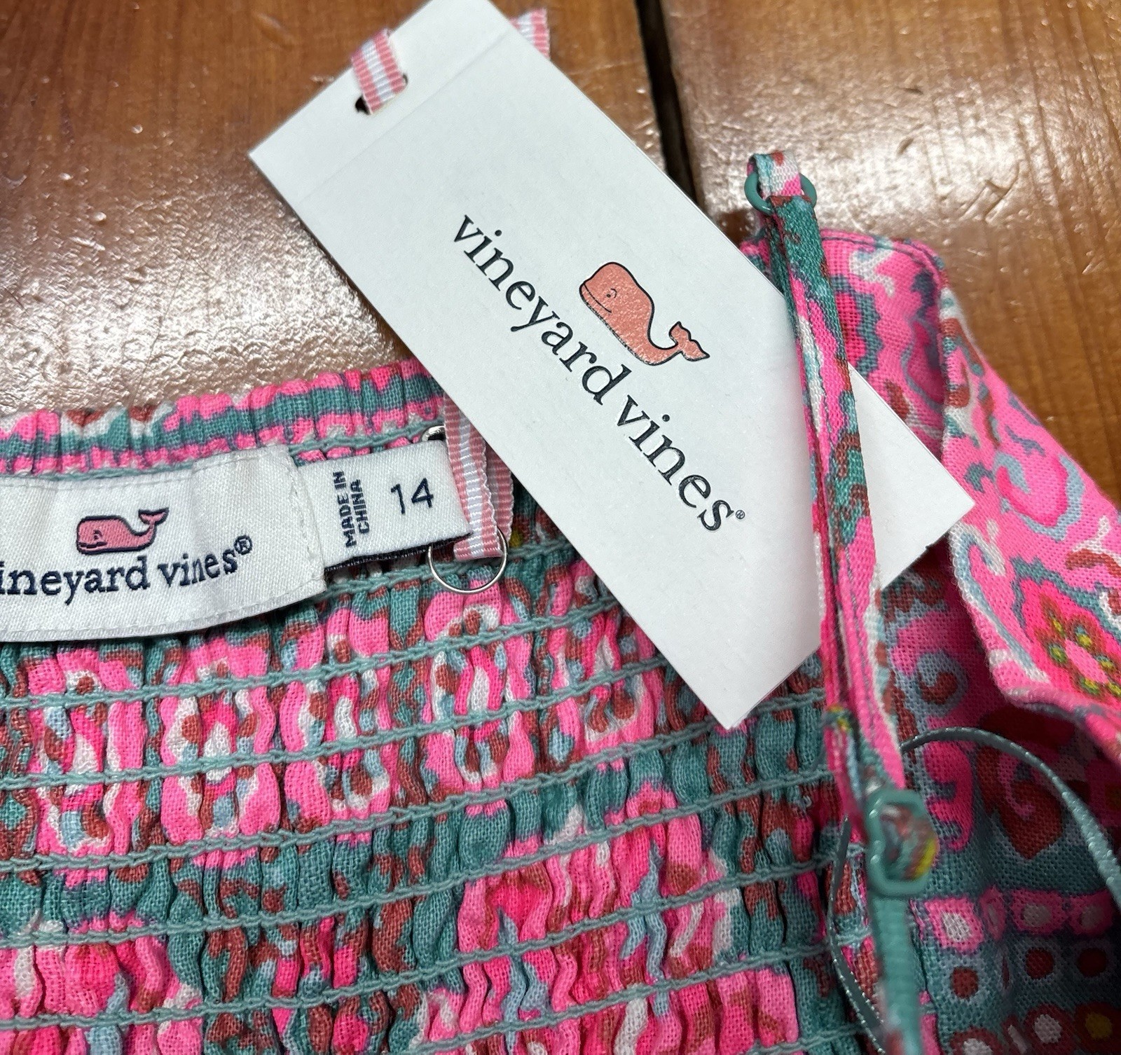 Vineyard Vines Caribbean Foral Maxi Dress Size 14 NEW WITH TAGS! Long