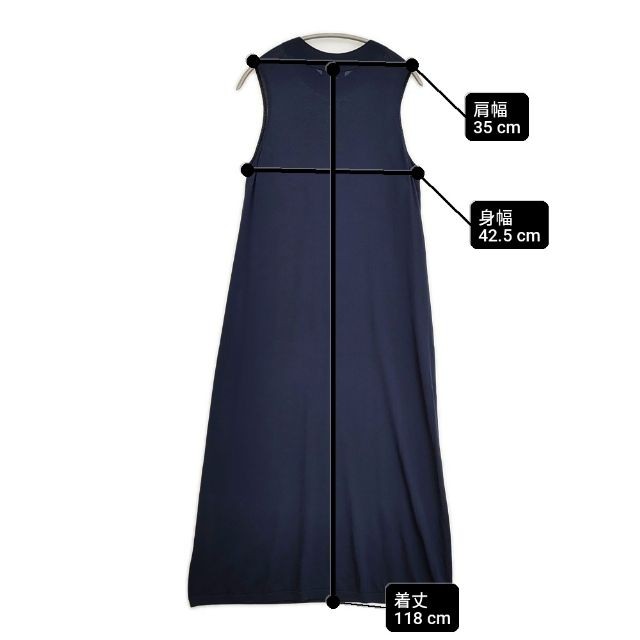 theory Rayon blend sleeveless knit dress HIGH NK DR NEW DRESS UP Navy 6-0621M∞