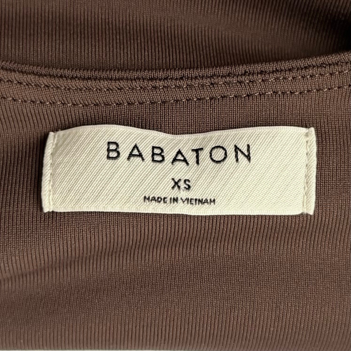 Aritzia Babaton Dress Womens XS Espresso BrownContour Mini Adjustable Straps