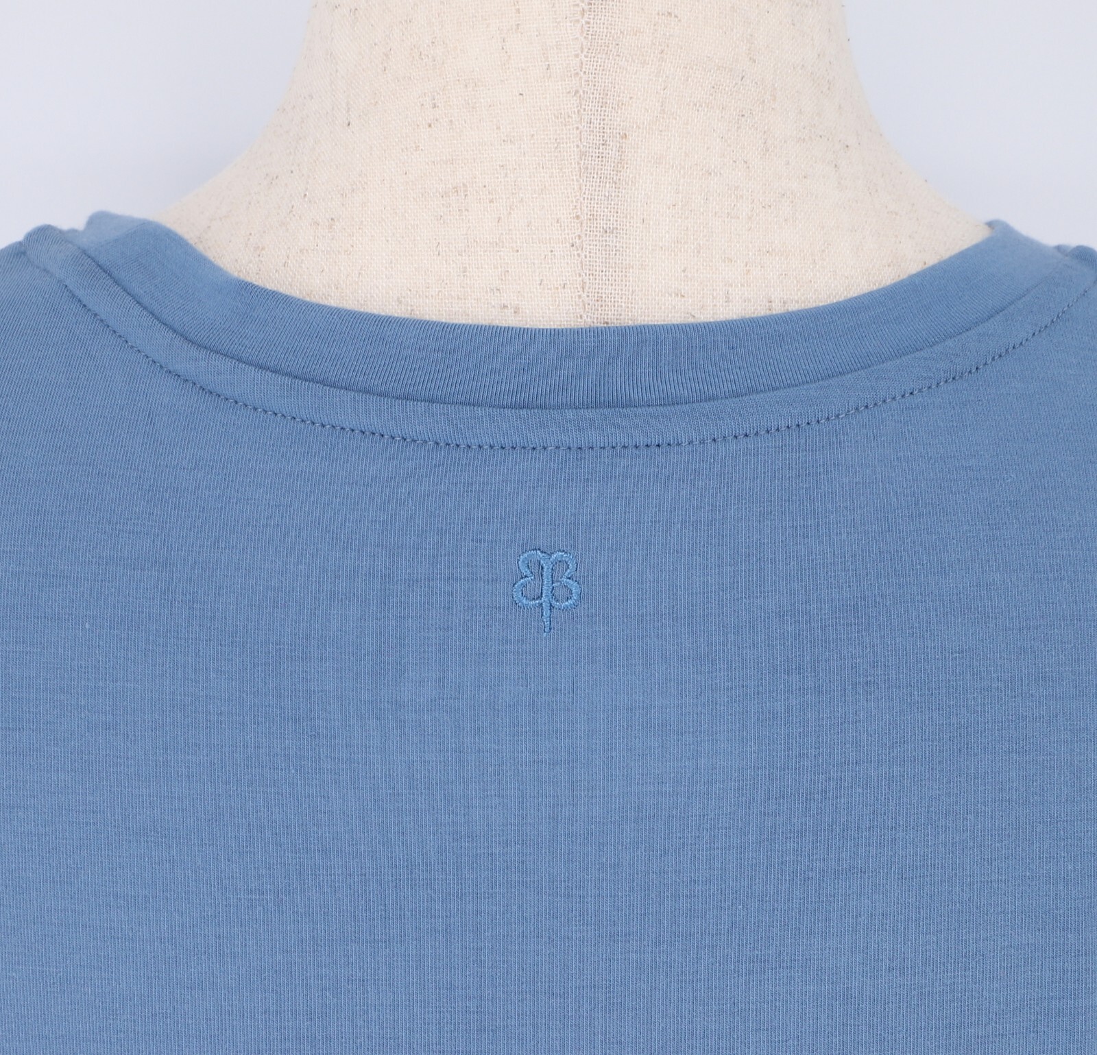 BETABRAND Knot Jersey Dress in Light Blue Size M