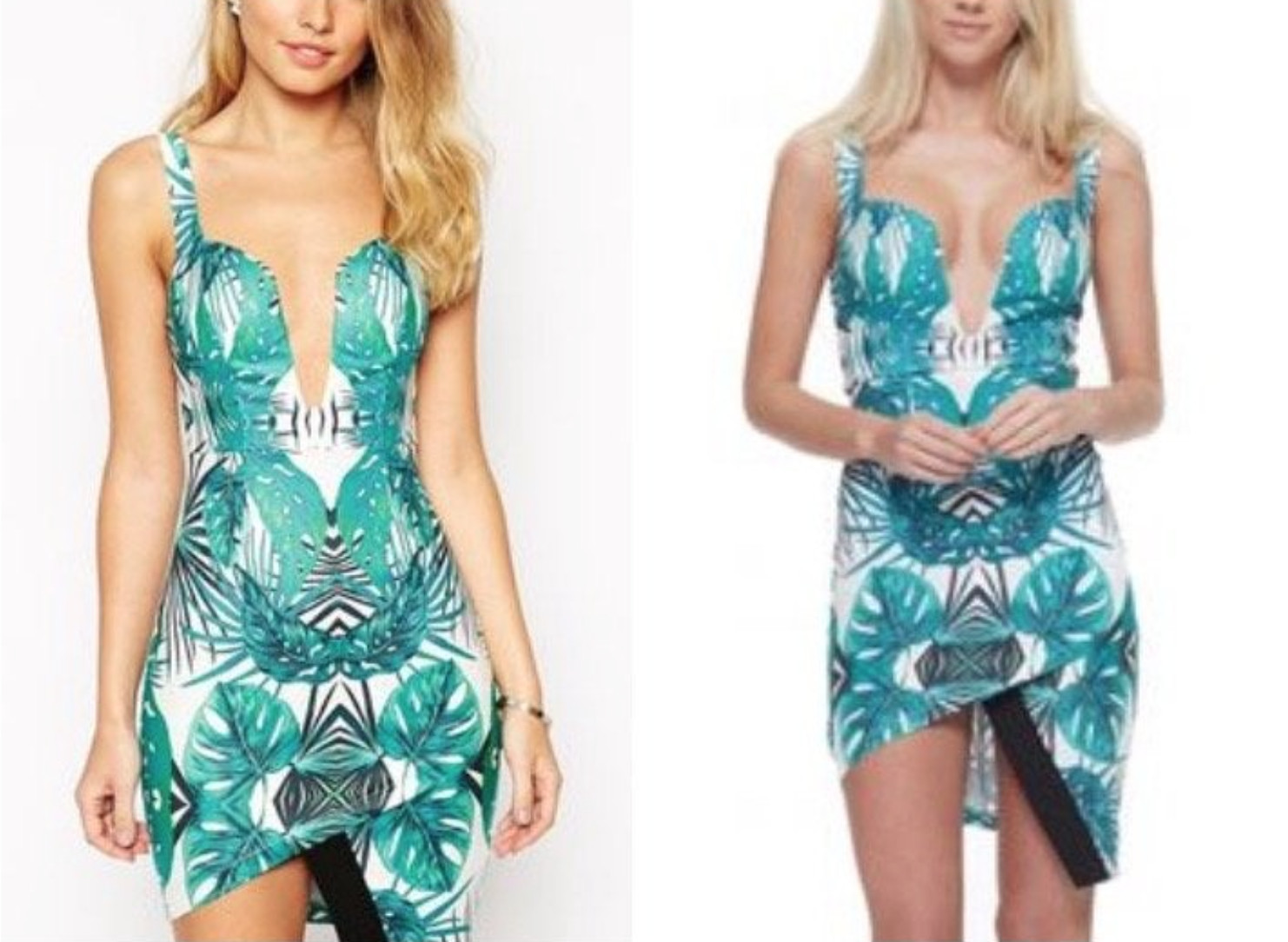 Ginger Fizz TROPICAL PALMS DRESS 10
