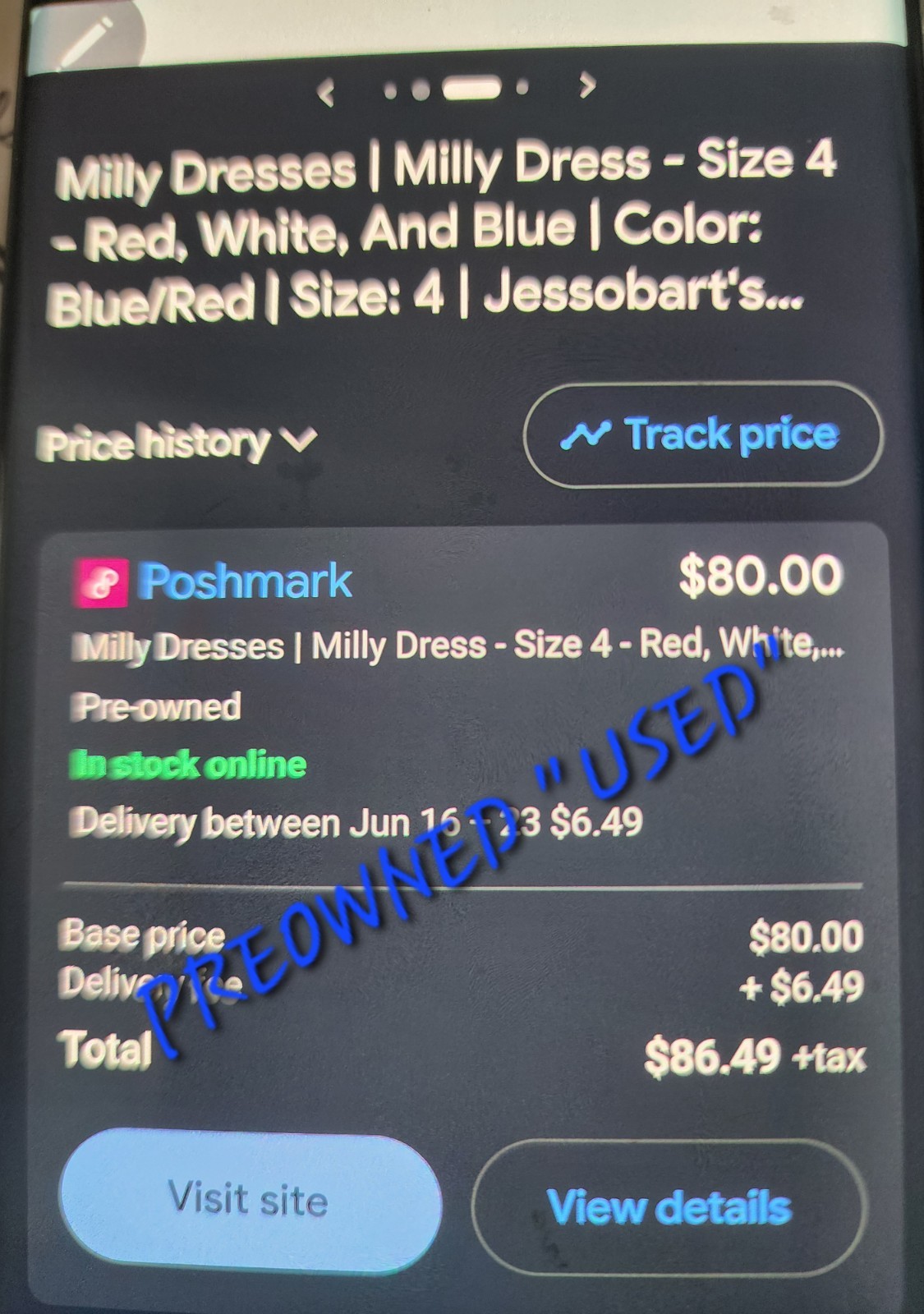CELLEBRATE JULY4 IN STYLE MILLYS DESIGNER DRESS EXCLUSIVE NEIMAN MARCUS TAG$315