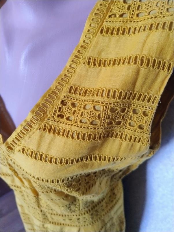 Women Weekend Max Mara Dress Mustard Cotton S