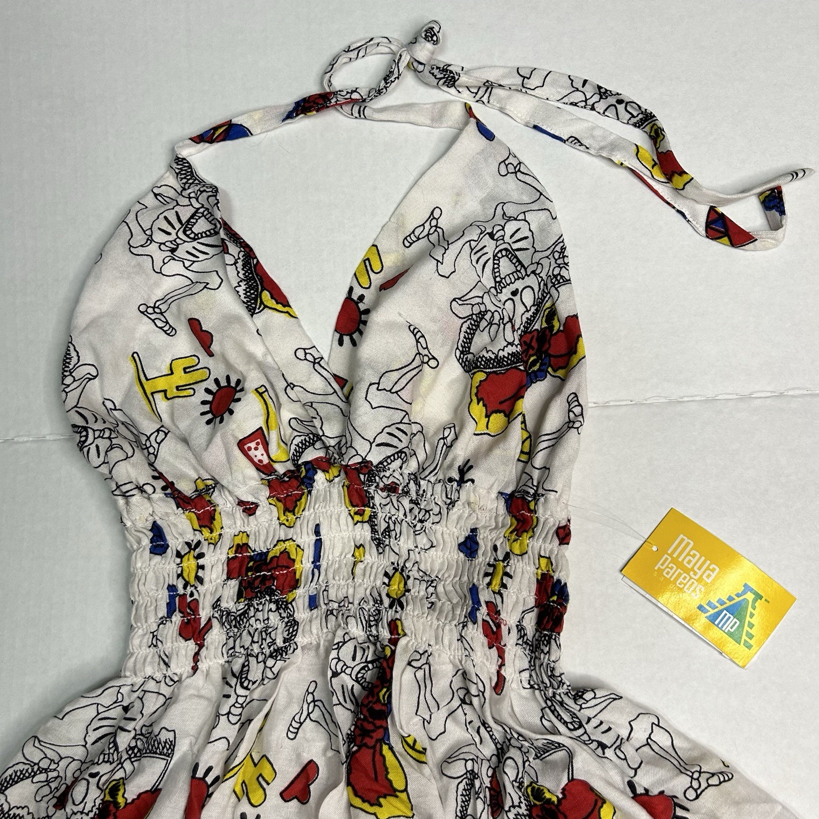 Maya Pareos (Mexico Brand) Halter Dress Women’s Size Xs/S