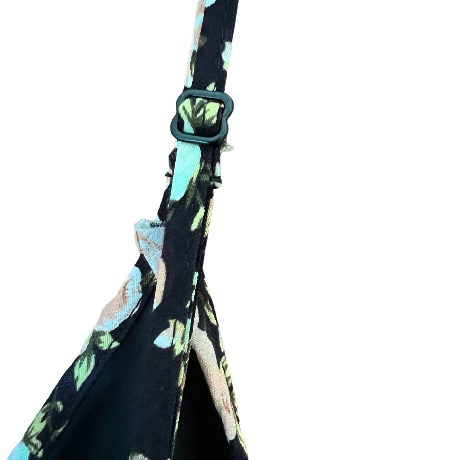 Pins and Needles UO Caged Cut Out Waist Maxi Dress Button Front Floral Sz 4 READ