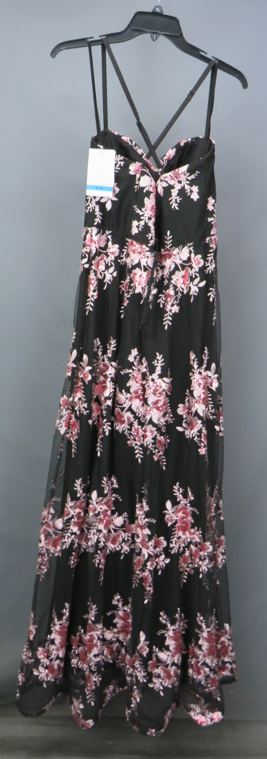 Violet Weekend Juniors’ Sequin-Embroidered Corset Gown $179 Size 9/10 # 14B 2514