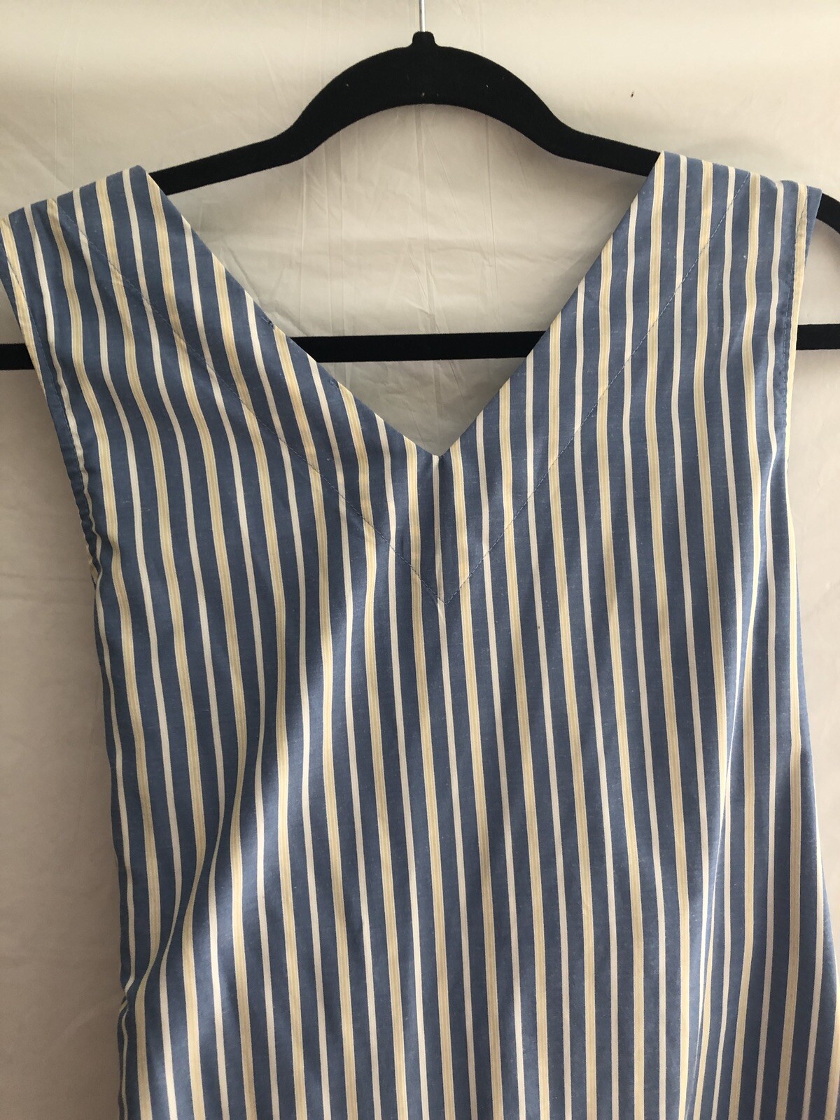 Style Envy Wrap Dress sz L Large Summer Womens Navy White