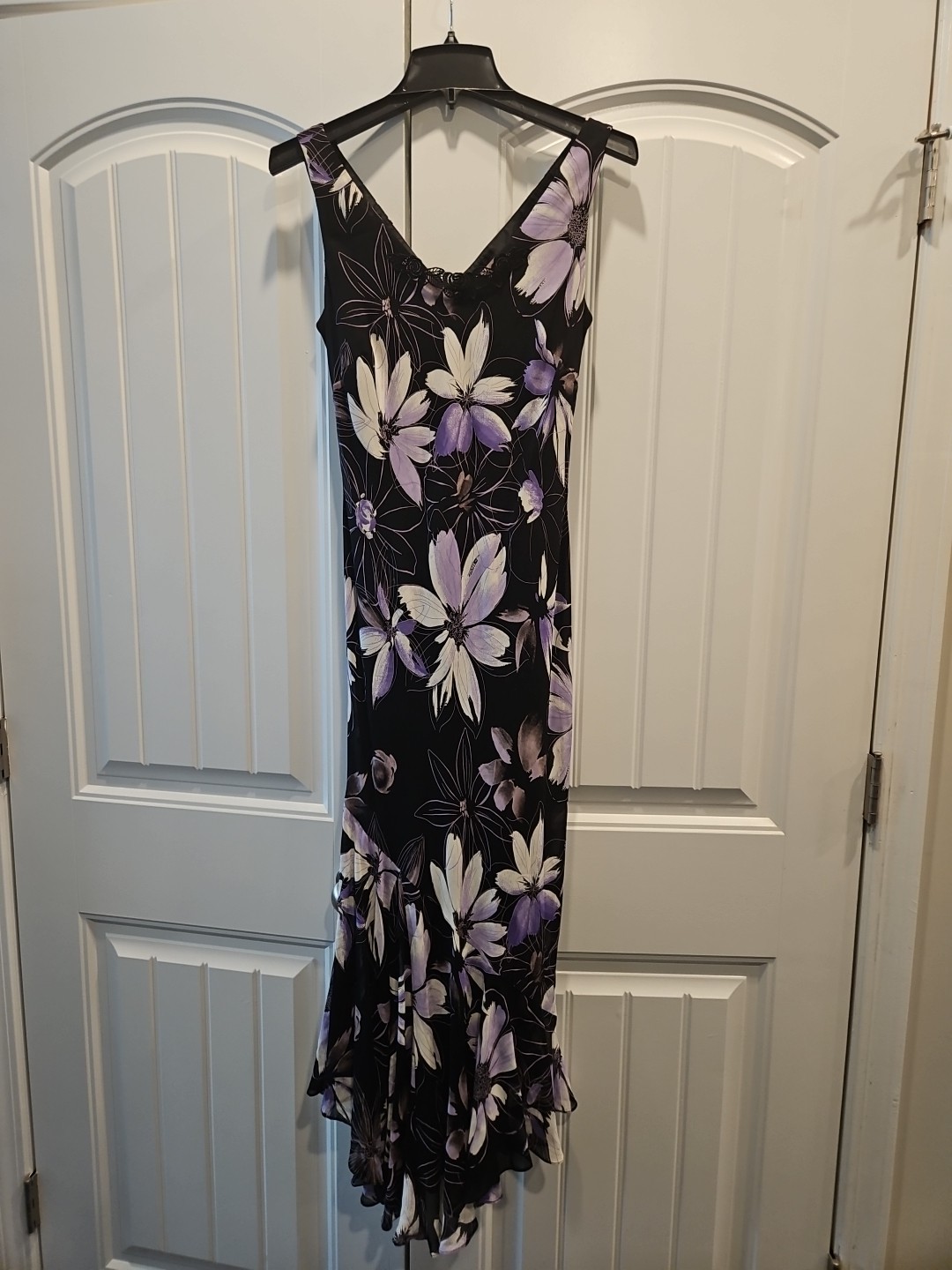 Evan-Picone Floral Long Dress Size 10 (RUNS SMALL LIKE A SIZE 6) No Stretch