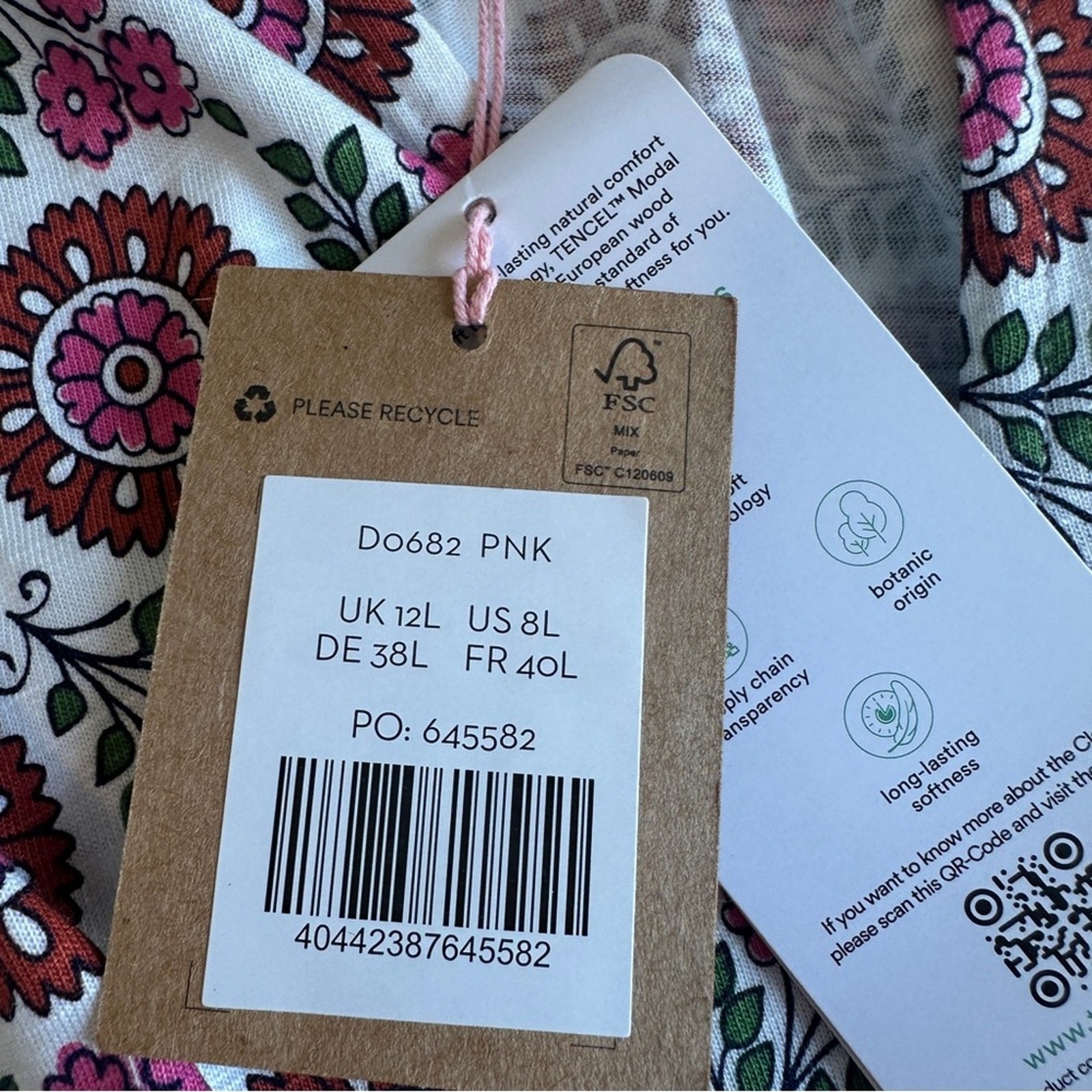 Boden Notch Neck Jersey Dress Sleeveless Gin Fizz Sunflower Floral NWT NEW 8 L