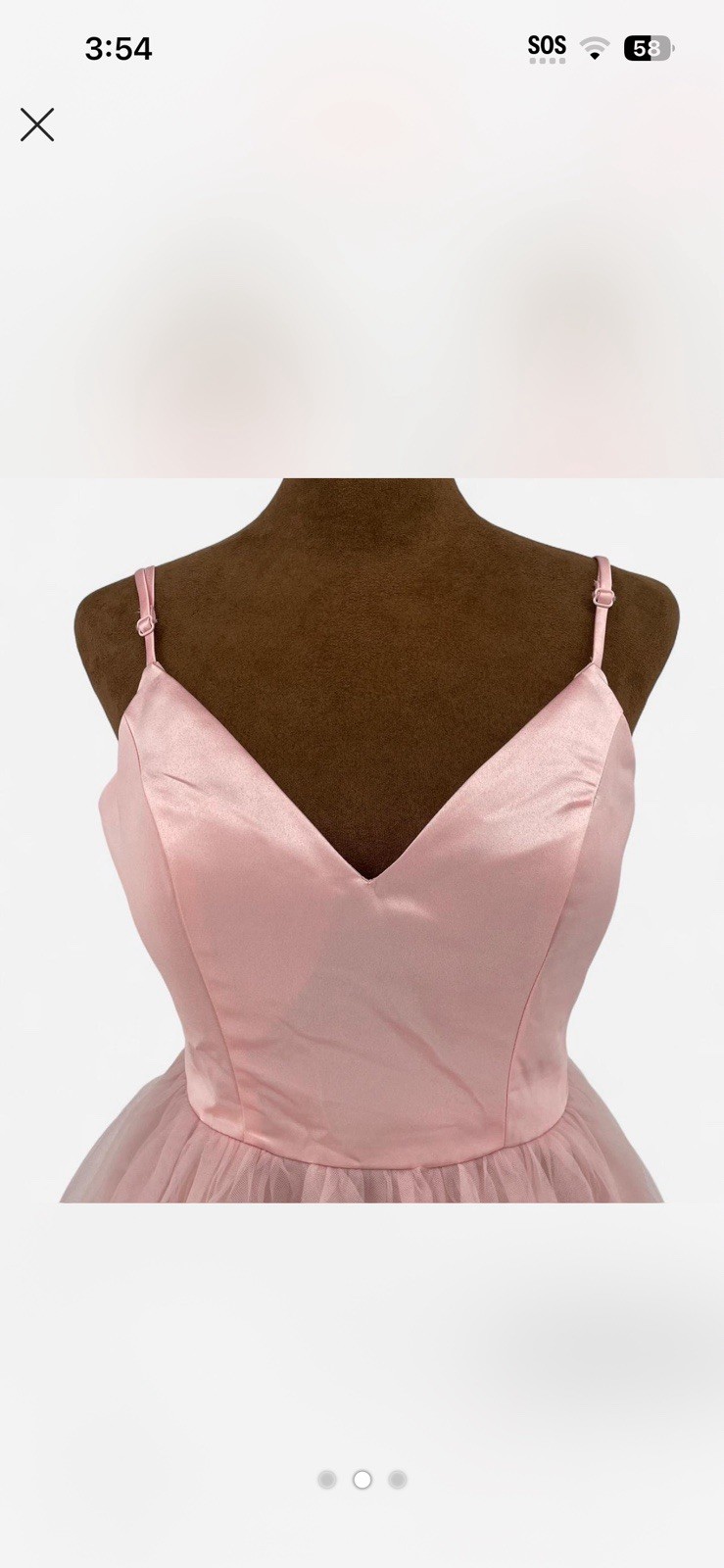 Windsor Pink Tulle Short Dress Size Large In Excellent Condition