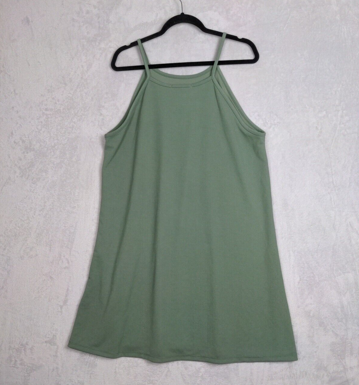 NWT Wallflower Tank Dress Size XXL ~ Green Sleeveless Loose Fit Knee Length