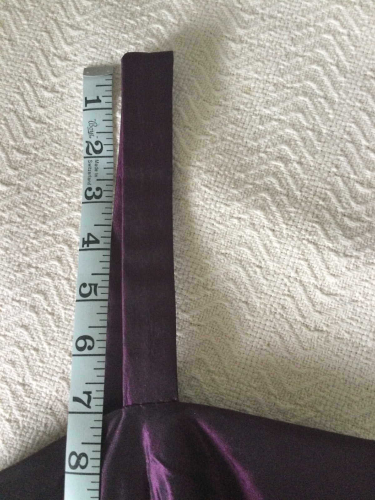 VERA WANG Lavender Label Purple Silk Cocktail Mini Dress 8 Straps Lined Zip