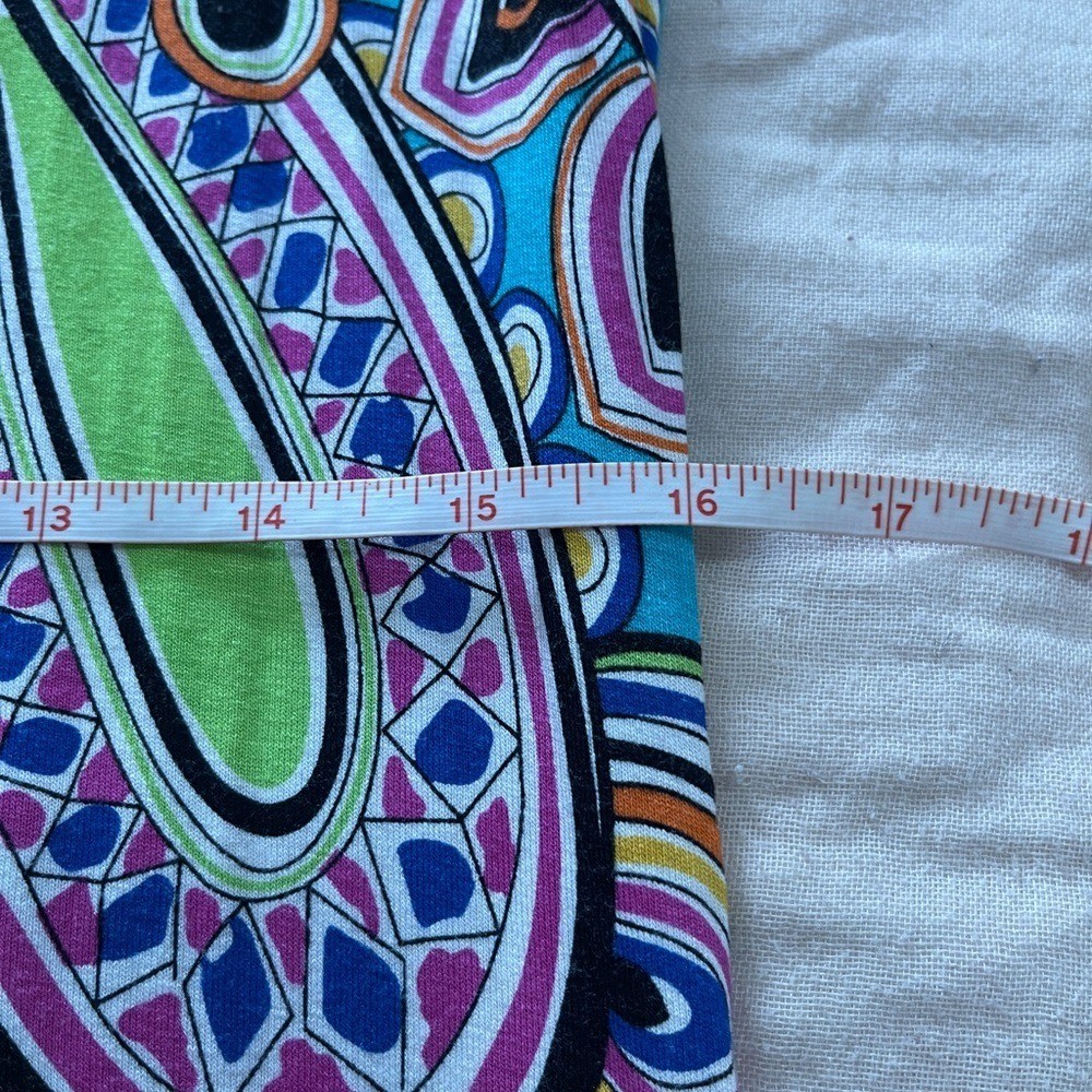 Klozlyne Maxi Dress Womens Medium Multicolored Paisley Bright Indie Funky Summer