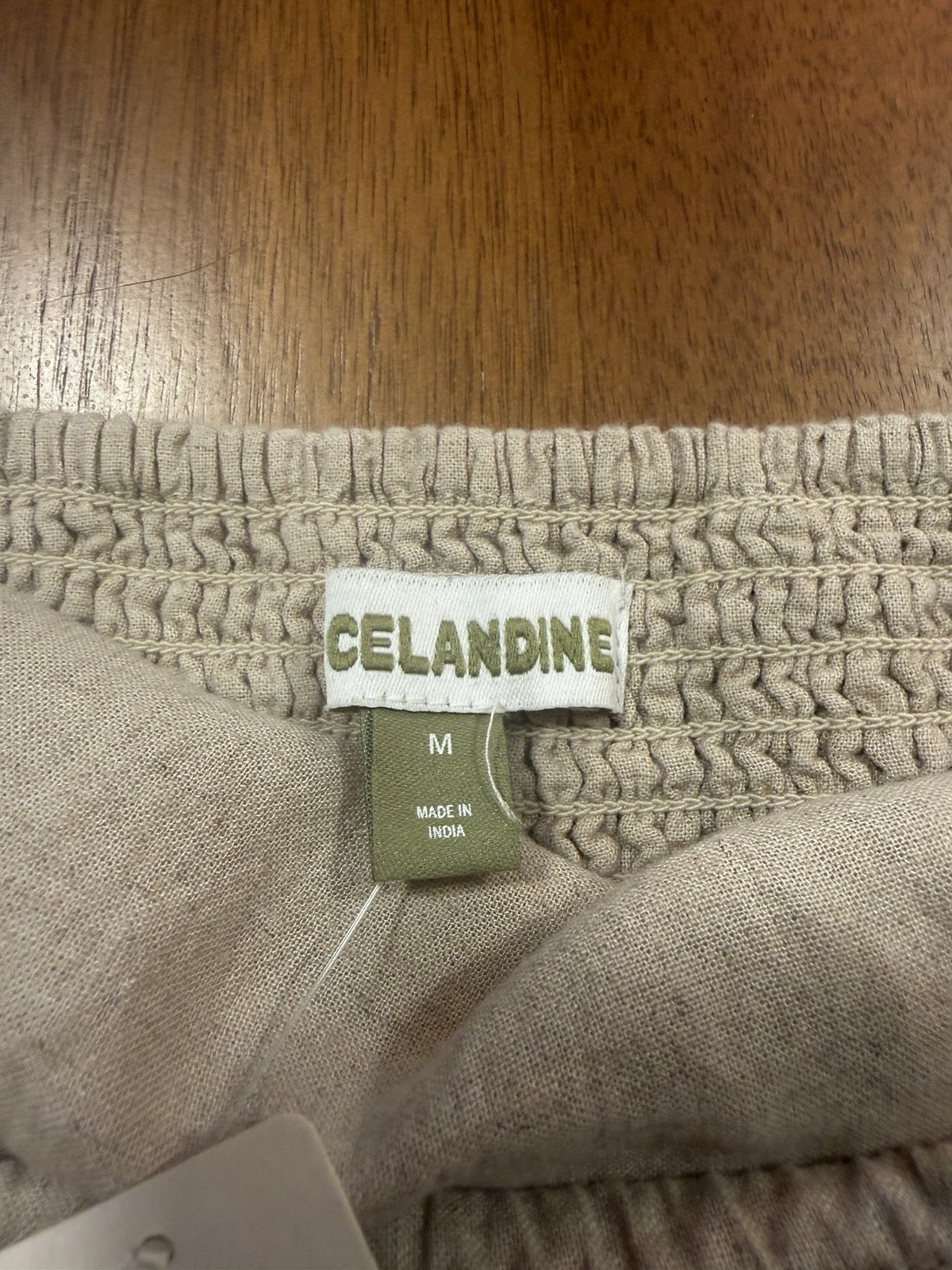 Anthropologie Linen-Blend Strapless Mini Dress New with Tags (originally $98)