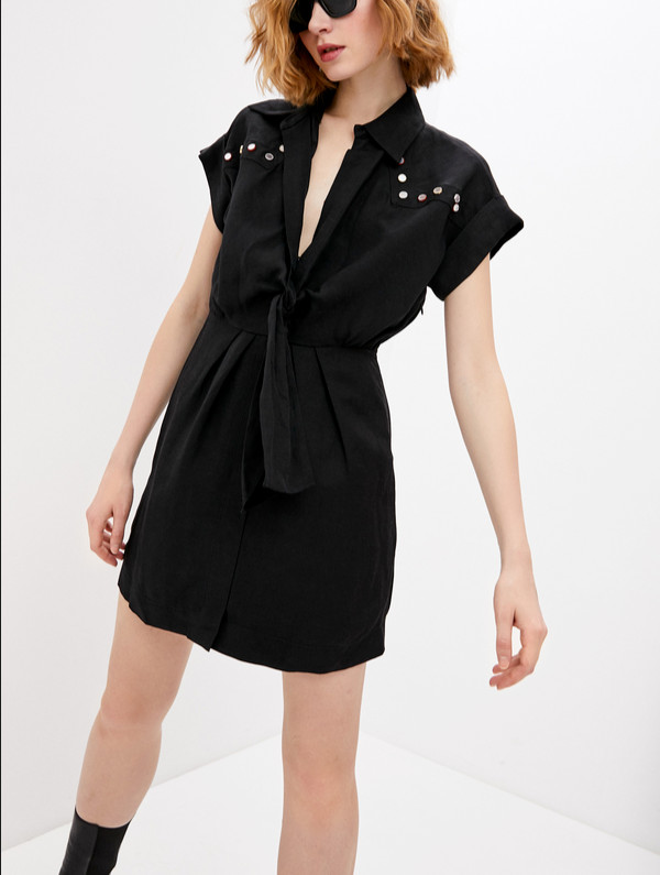 Sandro Women’s Sheath Dress Black FR 36 / US 4 S SFPRO00473