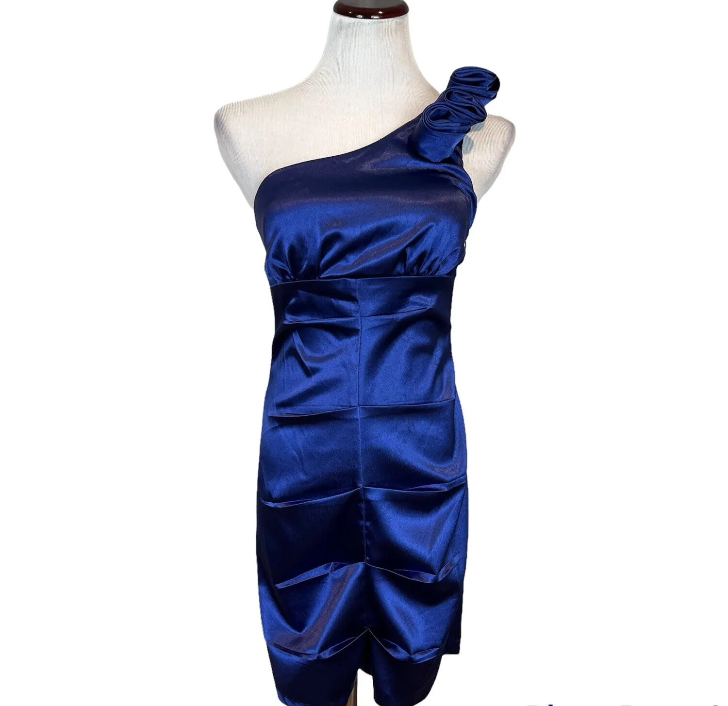 Y2K Dress Juniors Size 7 Semi Formal Love Tease One Shoulder Short Prom HOCO NWT