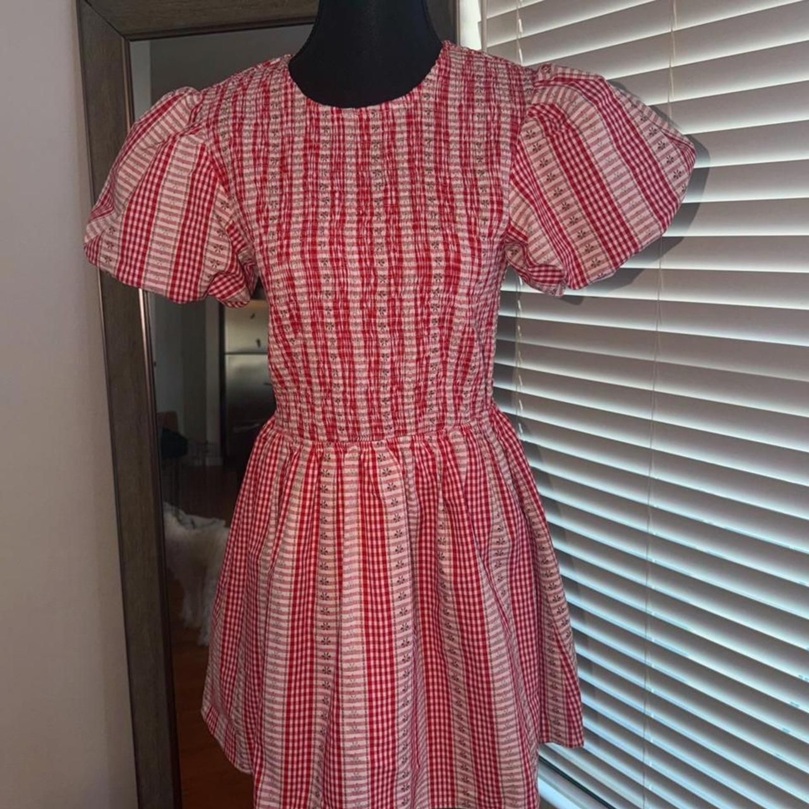Cocolillys Women’s Red and Pink Dress