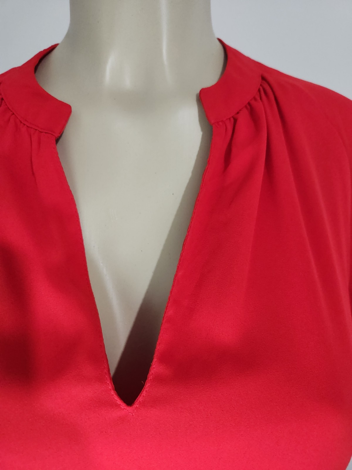 Gag Women’s Poyester Ruffle Sleeve Red Dress Saze XS #5