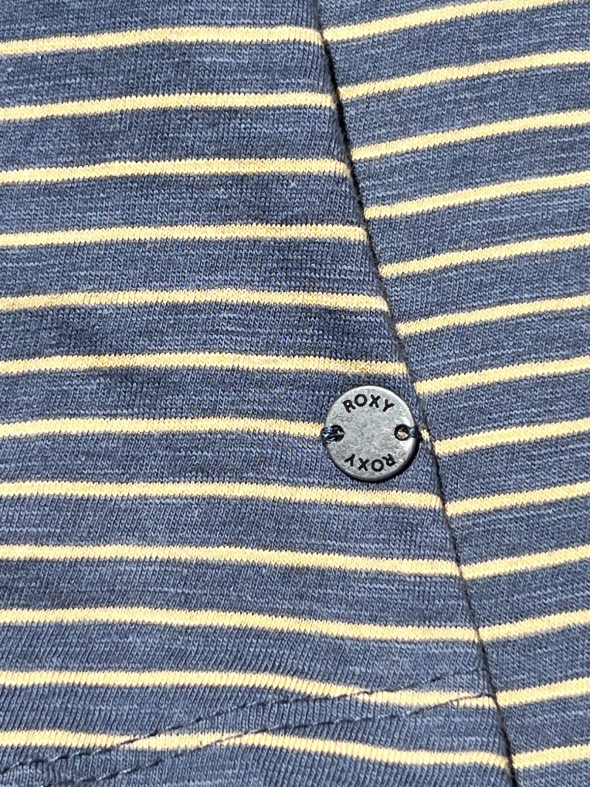 Roxy NWT Striped Tank Dress Blue White Sleeveless Casual Beach Cover Up Medium