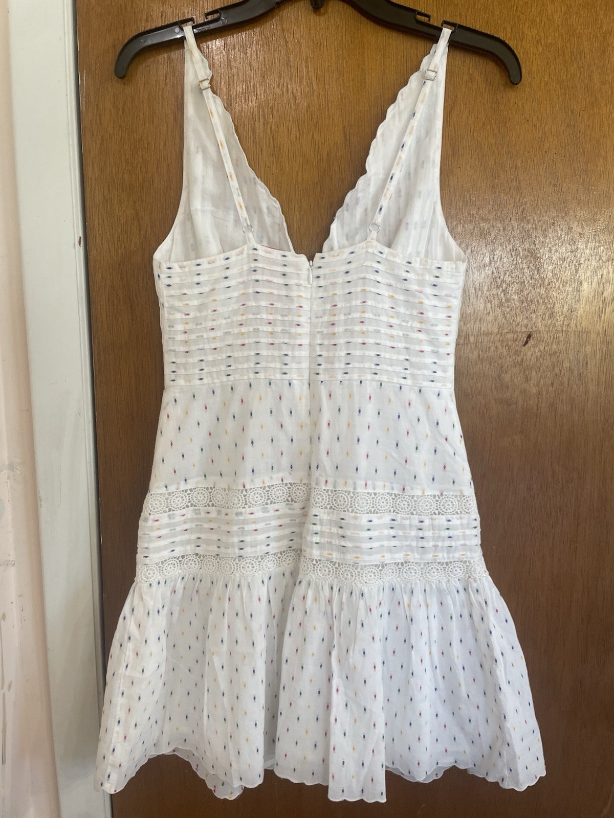 Never A Wallflower Elle Short Dress White Multi SZ XS