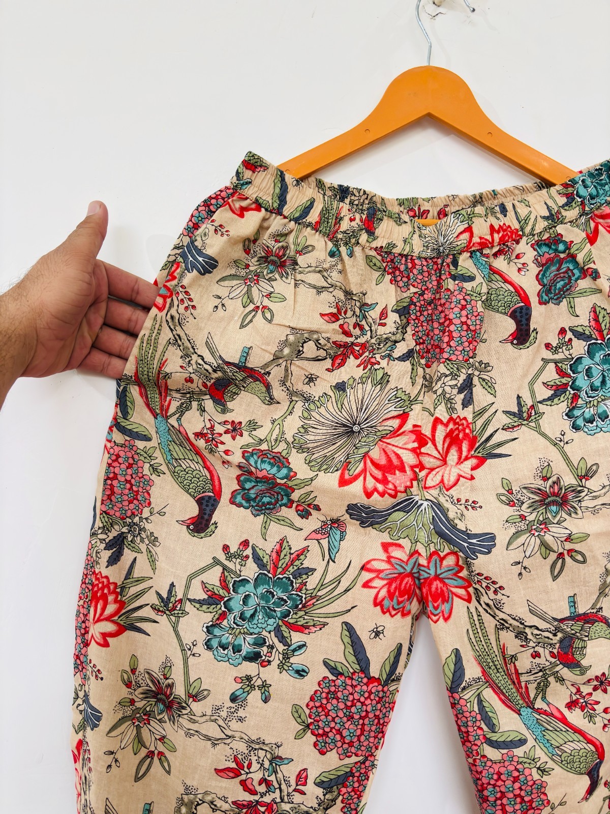 Floral Print Cotton Pajama Set:Summer Loungewear night wear for woman’s giftitem