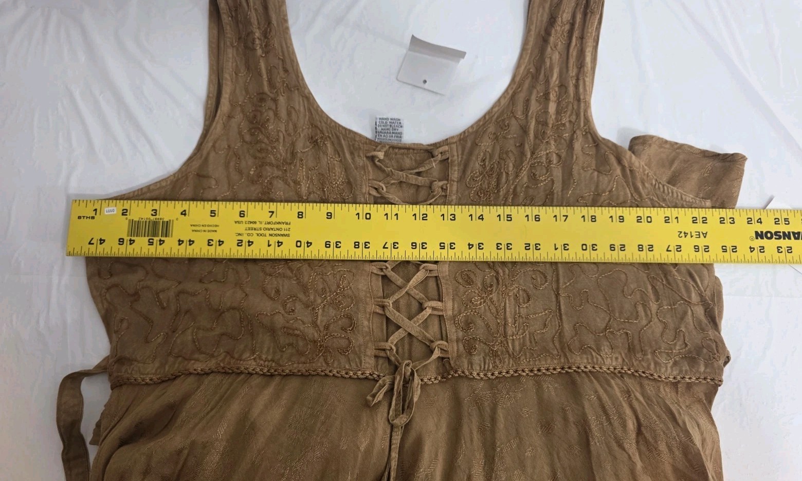 NWT XXL Scully Women’s Lace Front Sleeveless Full Length Dress Retail $105.99