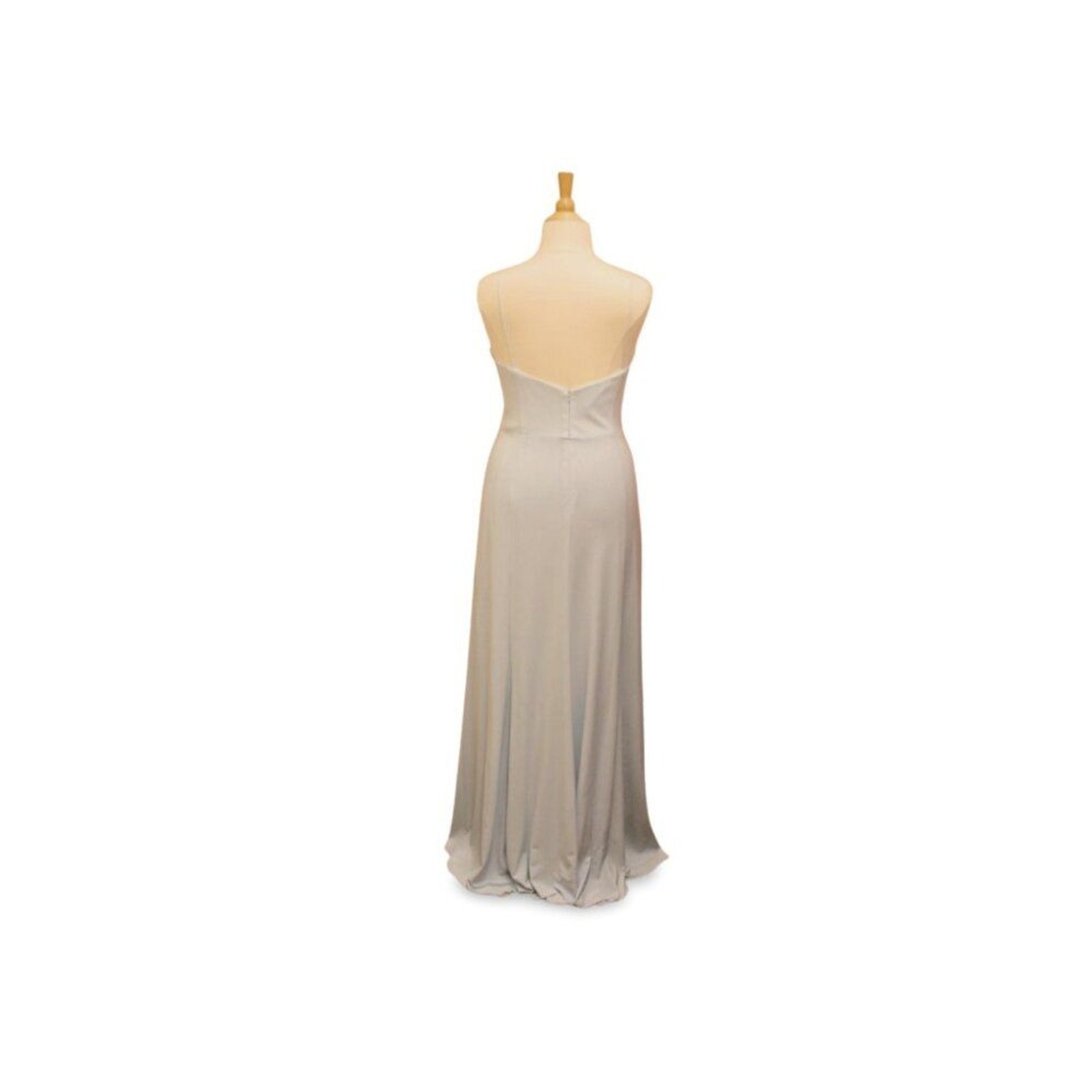 Long Formal Ice Blue Bridesmaid Dress. Comfortable Stretch Jersey Amsale Novelle