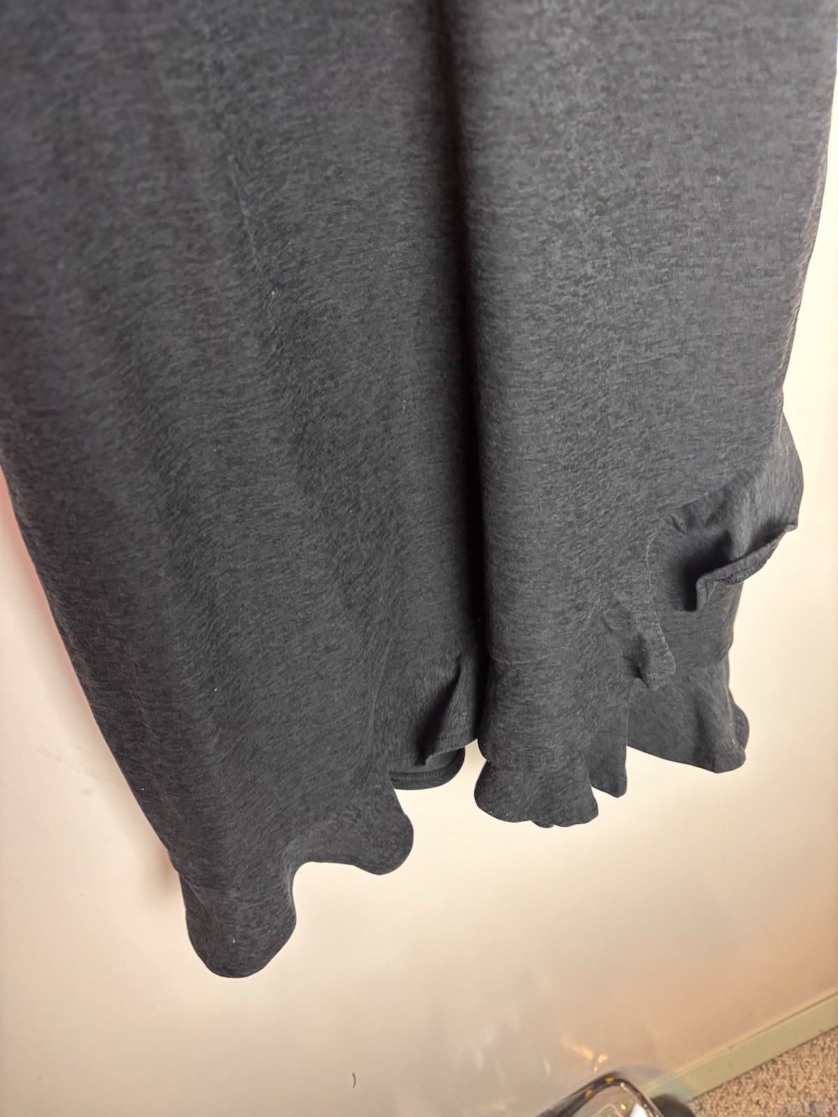 Beyond Yoga Spacedye Ruffled Up High Neck Racerback Dress Size Medium NWT