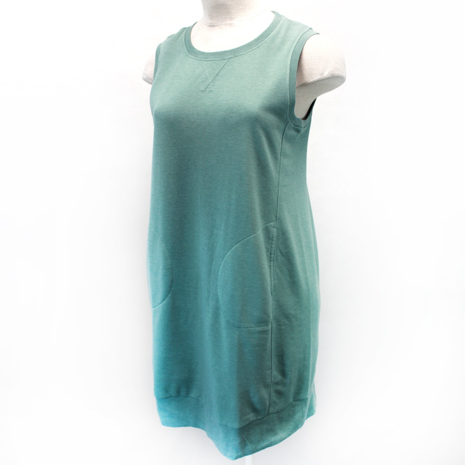 LIVI Plus by Lane Bryant Sage Green French Terry Pockets Dress 18/20