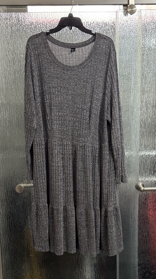 Lightweight Stretch Sweater Dress 22” P2P 44” Length 48-44-52 Size 24/26