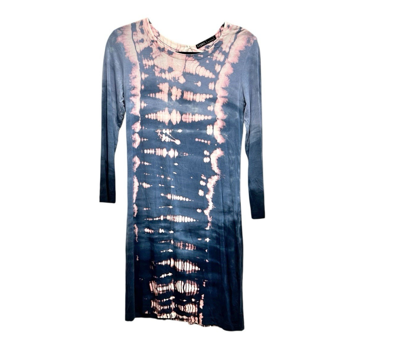Gypsy 05 Bamboo Tie Dye Long Sleeve Bodycon Dress Women’s Size S Knee Length