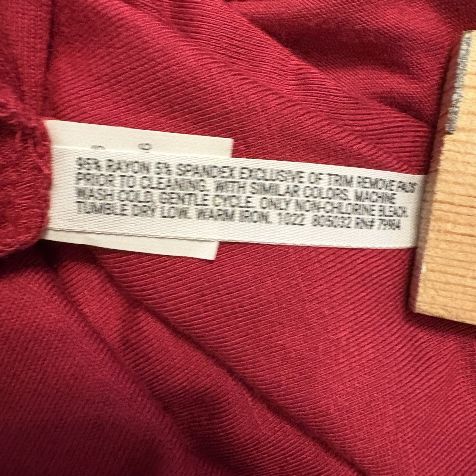 Soma Wknd Faux Wrap Dress Raspberry Red Sleeveless Built In Bra Size M