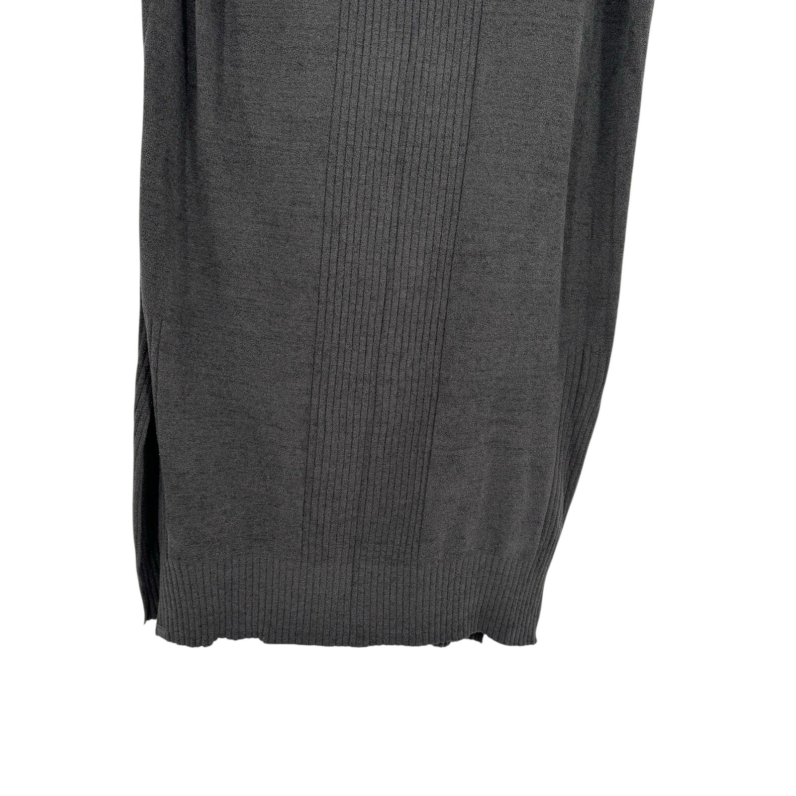 Barefoot Dreams CozyChic Ultra Lite Caftan Carbon Grey One Size Soft Life Luxury