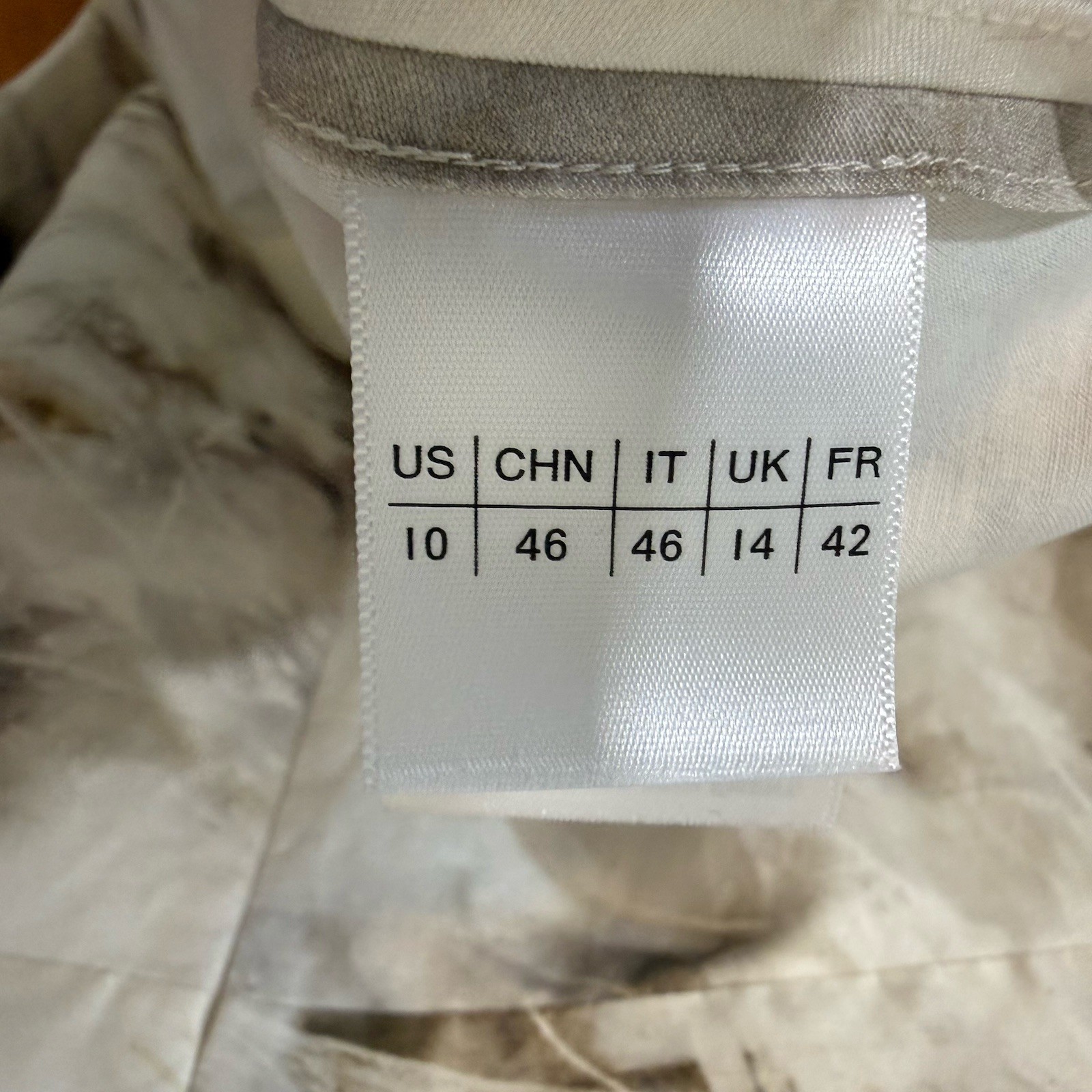 NWT Lafayette 148 New York Leaves Print Bateau Neck Silk & Linen Dress Sz 10 US
