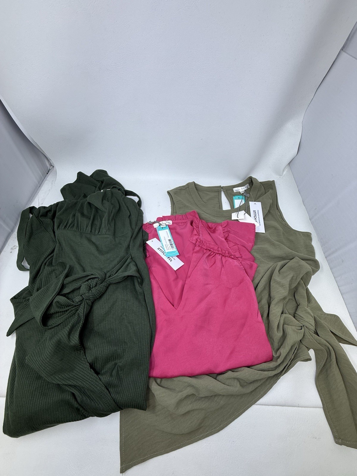 Stitch fix Nine Britton LOT OF 3 sz S – 1 dress, 2 tops – see desc