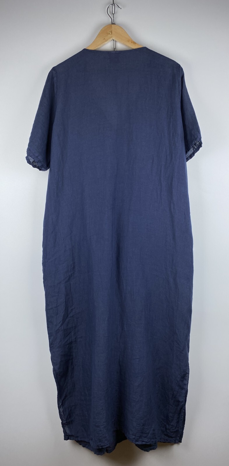 La Bottega di Brunella Linen Oversized Boho Dress Made in Italy Size M
